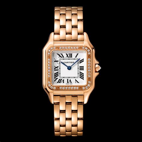 cartier rose gold watch 96